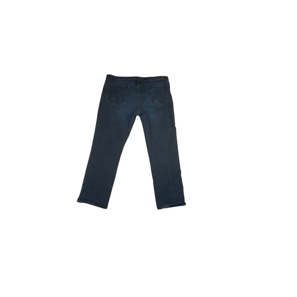 Kenneth Cole Reaction Straight Leg Jeans Men's 38x30 Dark Wash Denim Pants